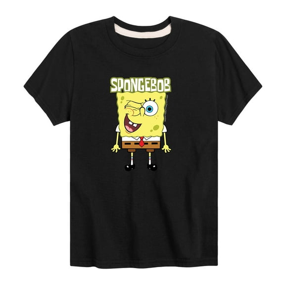 SpongeBob SquarePants - SpongeBob Wink Face - Toddler And Youth Short Sleeve Graphic T-Shirt