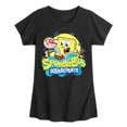 thumbnail image 1 of SpongeBob SquarePants - SpongeBob and Gary  - Toddler & Youth Girls Short Sleeve Graphic T-Shirt, 1 of 6