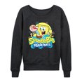 thumbnail image 1 of SpongeBob SquarePants - SpongeBob and Gary - Women's Lightweight French Terry Long Sleeve Shirt, 1 of 6