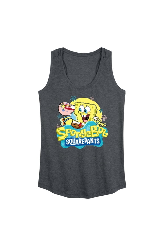 - SpongeBob and Gary - Women's Racerback Tank Top