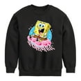 thumbnail image 1 of SpongeBob SquarePants - Spongebob And Jellyfish - Toddler & Youth Crewneck Fleece Sweatshirt, 1 of 6