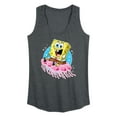 thumbnail image 1 of SpongeBob SquarePants - Spongebob And Jellyfish - Women's Racerback Tank Top, 1 of 5