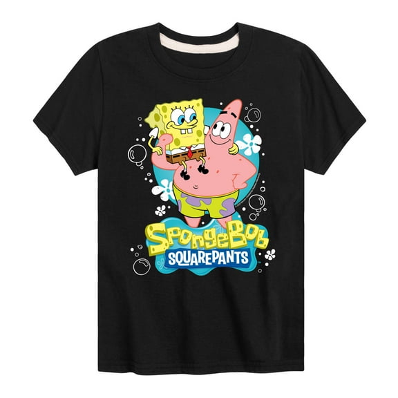 SpongeBob SquarePants - Spongebob And Patrick - Toddler & Youth Short Sleeve Graphic T-Shirt