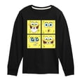 thumbnail image 1 of SpongeBob SquarePants - Spongebob Face - Toddler & Youth Long Sleeve Graphic T-Shirt, 1 of 6