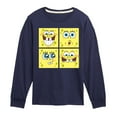 thumbnail image 1 of SpongeBob SquarePants - Spongebob Face - Toddler & Youth Long Sleeve Graphic T-Shirt, 1 of 6