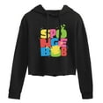thumbnail image 1 of SpongeBob SquarePants - Spongebob Lettering - Juniors Cropped Pullover Hoodie, 1 of 6