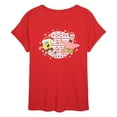 thumbnail image 1 of SpongeBob SquarePants - Spongebob Patrick Candy Canes - Juniors Ideal Flowy Muscle T-Shirt, 1 of 5