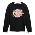 thumbnail image 1 of SpongeBob SquarePants  - Spongebob Patrick Candy Canes  - Toddler & Youth Long Sleeve Graphic T-Shirt, 1 of 6