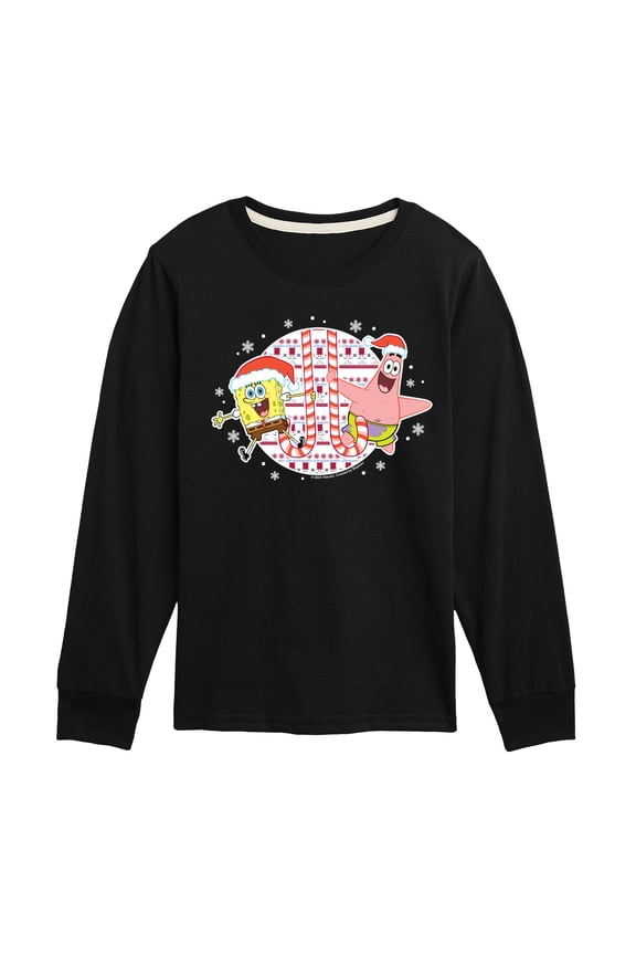 - Spongebob Patrick Candy Canes  - Toddler & Youth Long Sleeve Graphic T-Shirt
