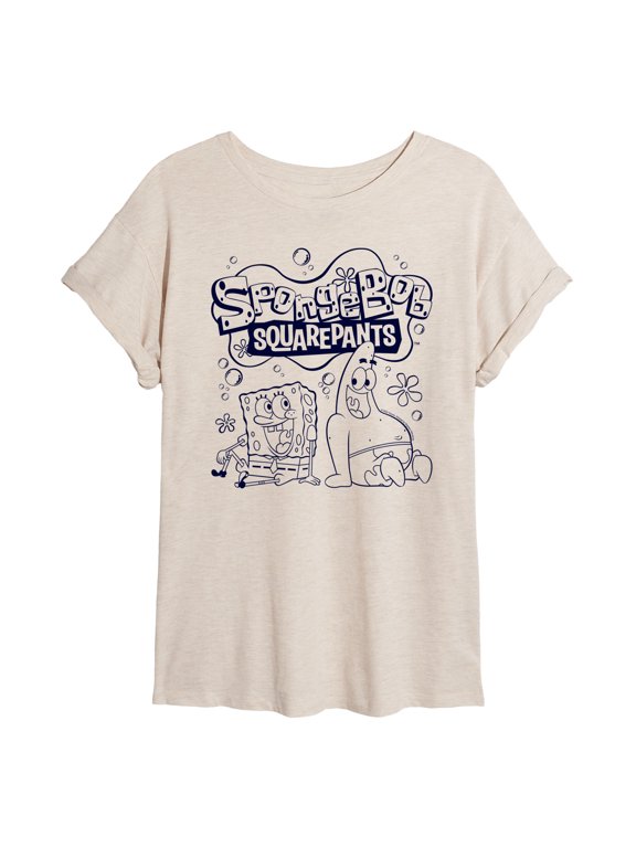 - Patrick Star Outline Logo Women's Relaxed Fit T-Shirt