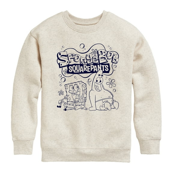 SpongeBob SquarePants - Spongebob Patrick - Toddler & Youth Crewneck Fleece Sweatshirt