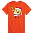 thumbnail image 1 of SpongeBob SquarePants - Spongebob Santa Christmas - Men's Short Sleeve Graphic T-Shirt, 1 of 6