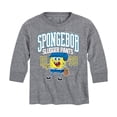 thumbnail image 1 of SpongeBob SquarePants - Spongebob Slugger Pants - Toddler And Youth Long Sleeve Graphic T-Shirt, 1 of 6