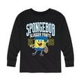 thumbnail image 1 of SpongeBob SquarePants - Spongebob Slugger Pants - Toddler And Youth Long Sleeve Graphic T-Shirt, 1 of 6