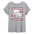 thumbnail image 1 of SpongeBob SquarePants - Spongebob Xmas Sweater - Juniors Ideal Flowy Muscle T-Shirt, 1 of 6