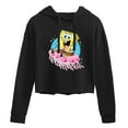 thumbnail image 1 of SpongeBob SquarePants - Spongebob and Jellyfish - Juniors Cropped Pullover Hoodie, 1 of 6