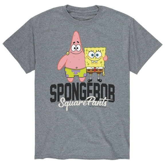SpongeBob SquarePants - Spongebob and Patrick Athletic - Men's Short Sleeve Graphic T-Shirt