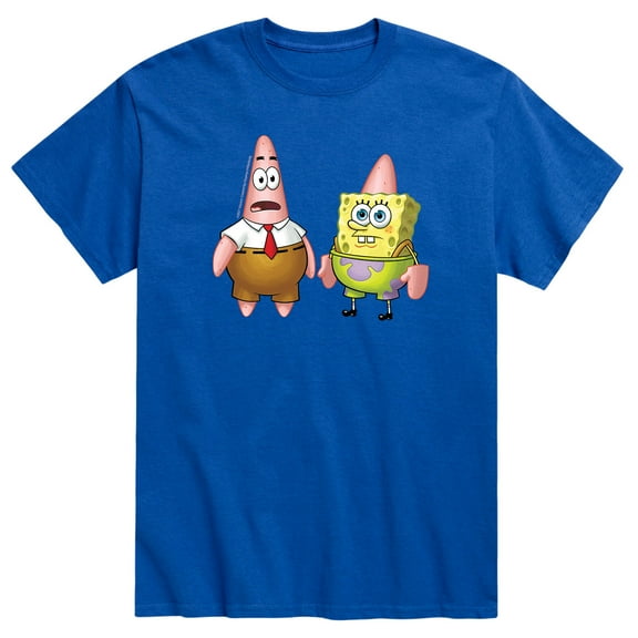 SpongeBob SquarePants - Spongebob and Patrick Switch - Men's Short Sleeve Graphic T-Shirt