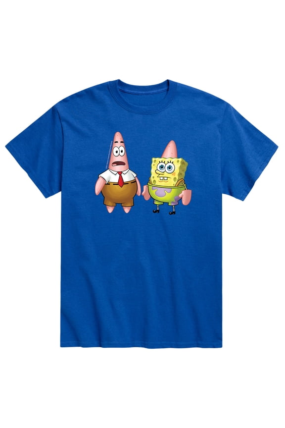 - Spongebob and Patrick Switch - Men's Short Sleeve Graphic T-Shirt