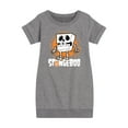 thumbnail image 1 of SpongeBob SquarePants - Spongeboo - Toddler And Youth Girls Fleece Dress, 1 of 1