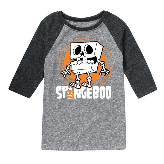 SpongeBob SquarePants - Spongeboo - Toddler And Youth Raglan Graphic T-Shirt