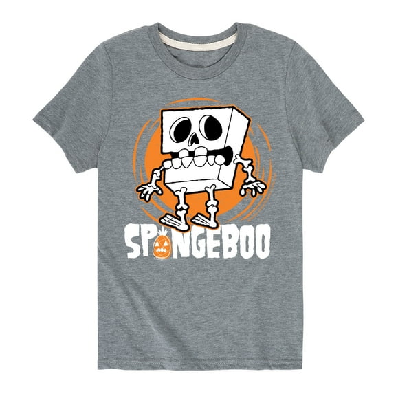 SpongeBob SquarePants - Spongeboo Boys' Short Sleeve Graphic T-Shirt