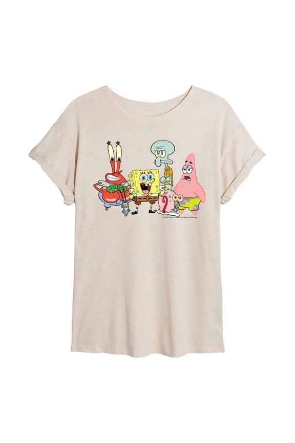 - Squad - Juniors Oversized Graphic T-Shirt