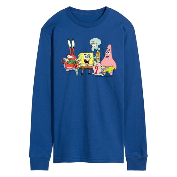 SpongeBob SquarePants - Squad - Men's Long Sleeve Graphic T-Shirt