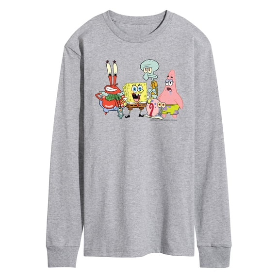 SpongeBob SquarePants - Squad - Men's Long Sleeve Graphic T-Shirt