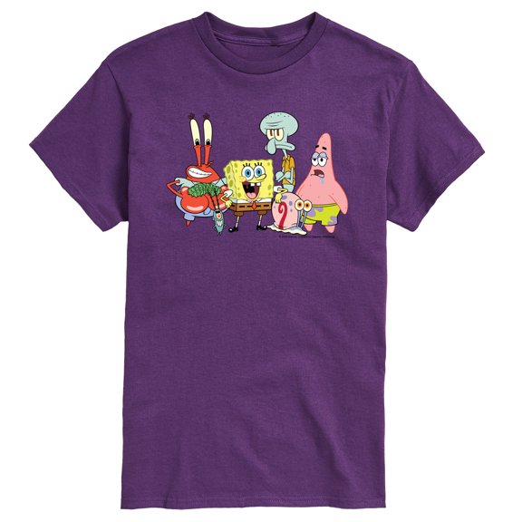 SpongeBob SquarePants - Squad - Men's Short Sleeve Graphic T-Shirt