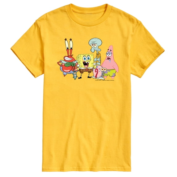 SpongeBob SquarePants - Squad - Men's Short Sleeve Graphic T-Shirt