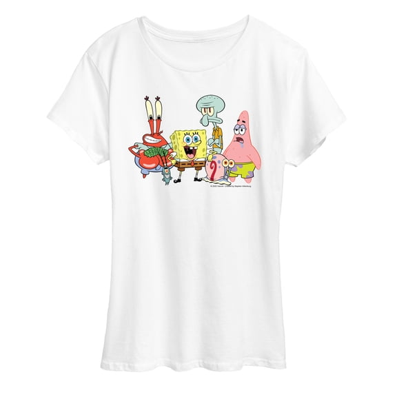 SpongeBob SquarePants - Squad - Women's Short Sleeve Graphic T-Shirt