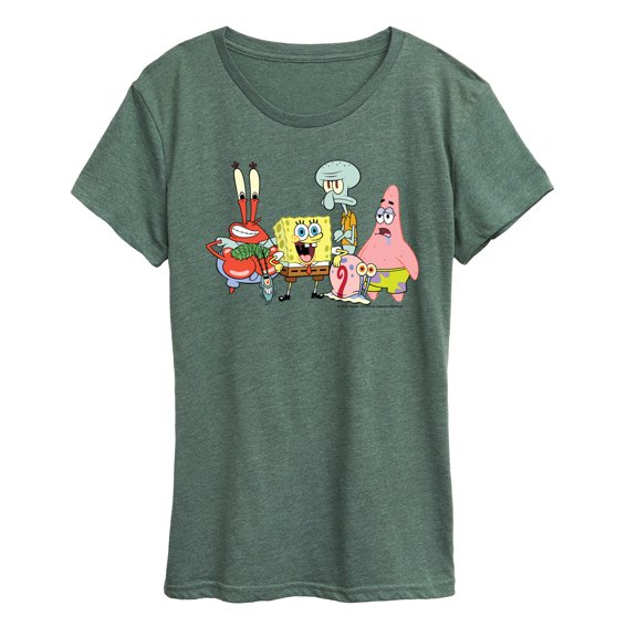 SpongeBob SquarePants - Squad - Women's Short Sleeve Graphic T-Shirt