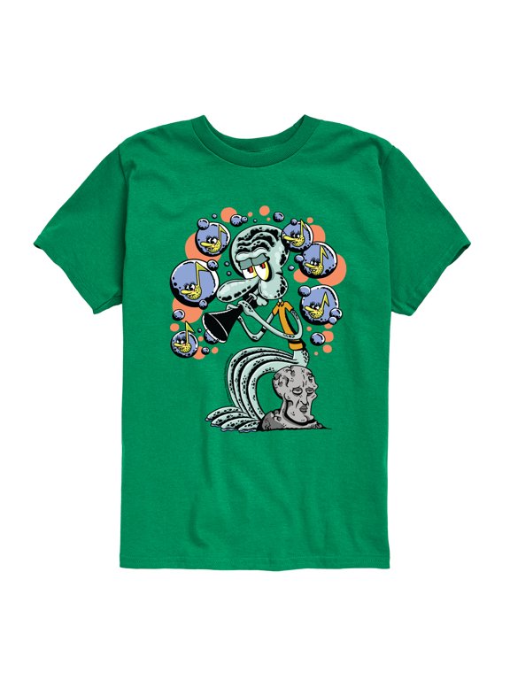 - Squid Bubbles Notes Boys' Short Sleeve Graphic T-Shirt