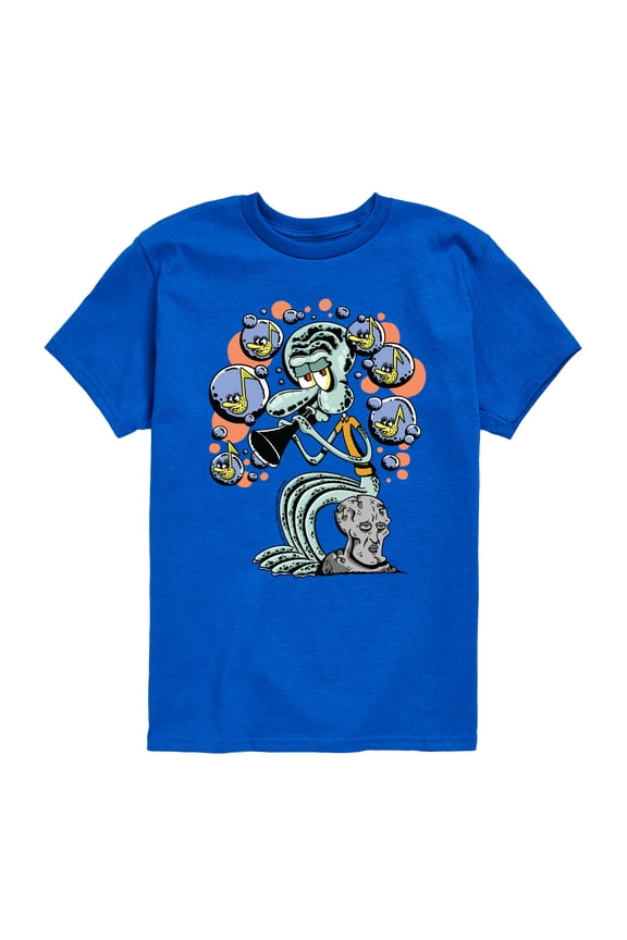 - Squid Bubbles Notes - Toddler & Youth Short Sleeve Graphic T-Shirt