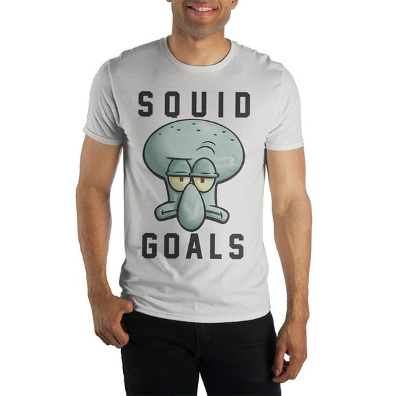SpongeBob SquarePants Squid Goals Short-Sleeve T-Shirt-Medium