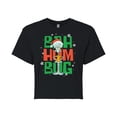 thumbnail image 1 of SpongeBob SquarePants - Squidward Bah Humbug - Juniors Cropped Cotton Blend T-Shirt, 1 of 6