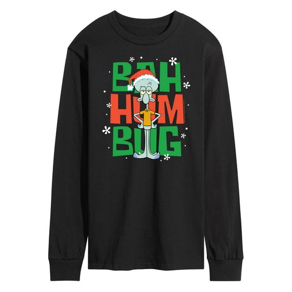 SpongeBob SquarePants - Squidward Bah Humbug - Men's Long Sleeve T-Shirt