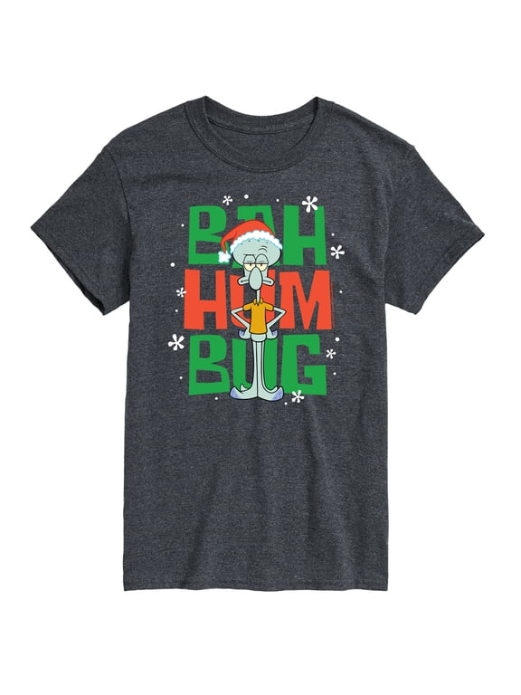 - Squidward Bah Humbug Men's Short Sleeve Graphic T-Shirt