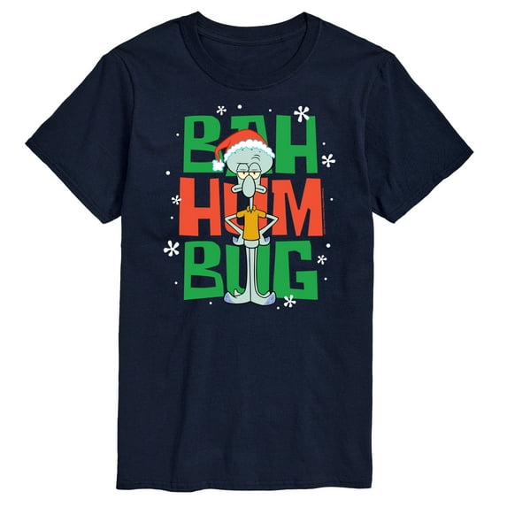 SpongeBob SquarePants - Squidward Bah Humbug - Men's Short Sleeve Graphic T-Shirt