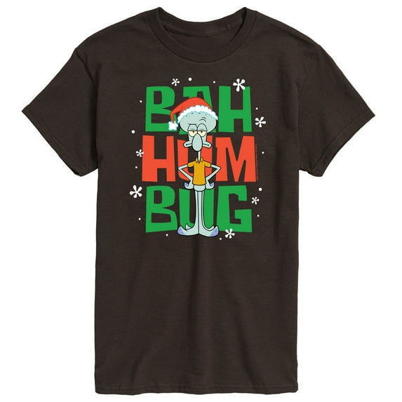 SpongeBob SquarePants - Squidward Bah Humbug - Men's Short Sleeve Graphic T-Shirt