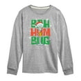 thumbnail image 1 of SpongeBob SquarePants - Squidward Bah Humbug - Toddler And Youth Long Sleeve Graphic T-Shirt, 1 of 6