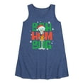 thumbnail image 1 of SpongeBob SquarePants - Squidward Bah Humbug - Toddler and Youth Girls A-line Dress, 1 of 6