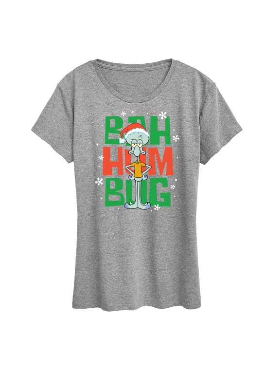- Squidward Bah Humbug Women's Short Sleeve Graphic T-Shirt
