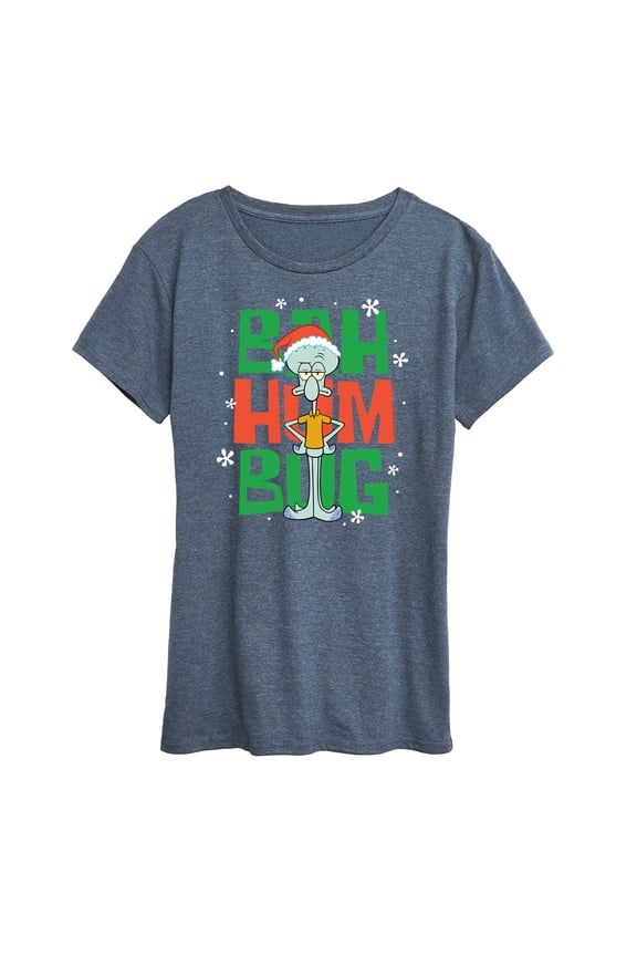 - Squidward Bah Humbug - Women's Lightweight French Terry Pullover