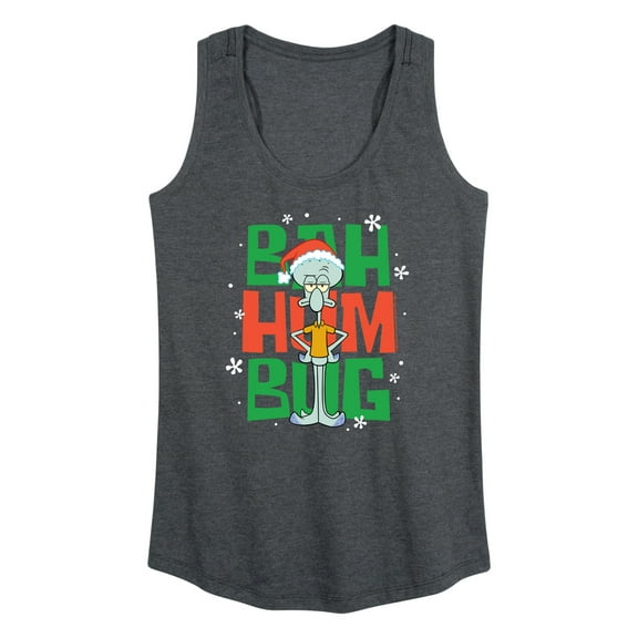 SpongeBob SquarePants - Squidward Bah Humbug - Women's Racerback Tank Top