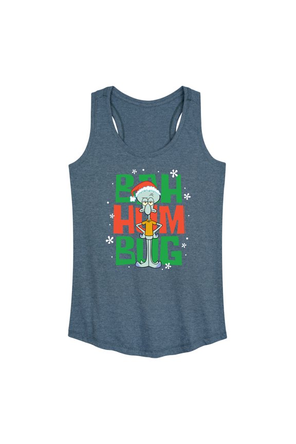 - Squidward Bah Humbug - Women's Racerback Tank Top