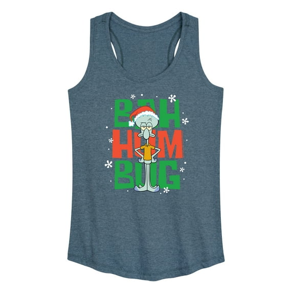 SpongeBob SquarePants - Squidward Bah Humbug - Women's Racerback Tank Top