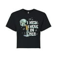 thumbnail image 1 of SpongeBob SquarePants - Squidward Bed - Juniors Cropped Cotton Blend T-Shirt, 1 of 6