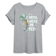 SpongeBob SquarePants - Squidward Bed Womens Relaxed Fit T-Shirt